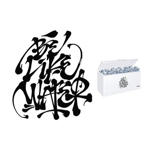 Be Like Water JUMBO Vinyl Sticker - 300mm W x 400mm H